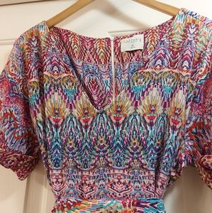 Vibrant Wide Leg Jumpsuit